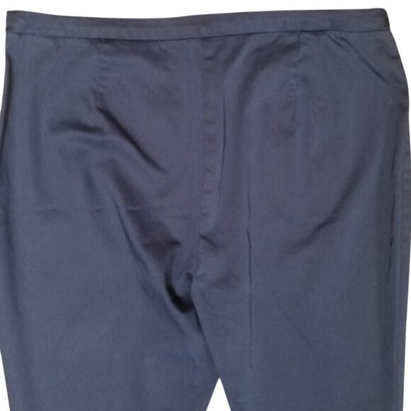 Tommy Bahama Womens Size 14 Blue Boracay Cigarette Pant Slim Chinos Side Zip - Picture 4 of 7
